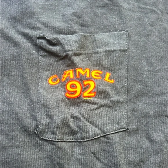 Camel Joe Vintage 1992 Black Graphic Tee - Born to Be Smooth ! XL - Picture 3 of 5
